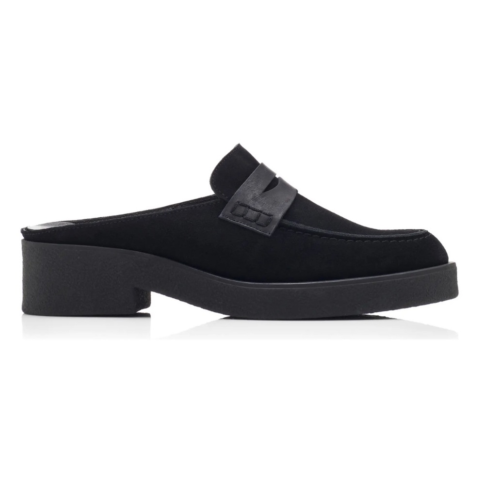 Free People Leighton Loafer Mules in Black - Picture 7 of 16